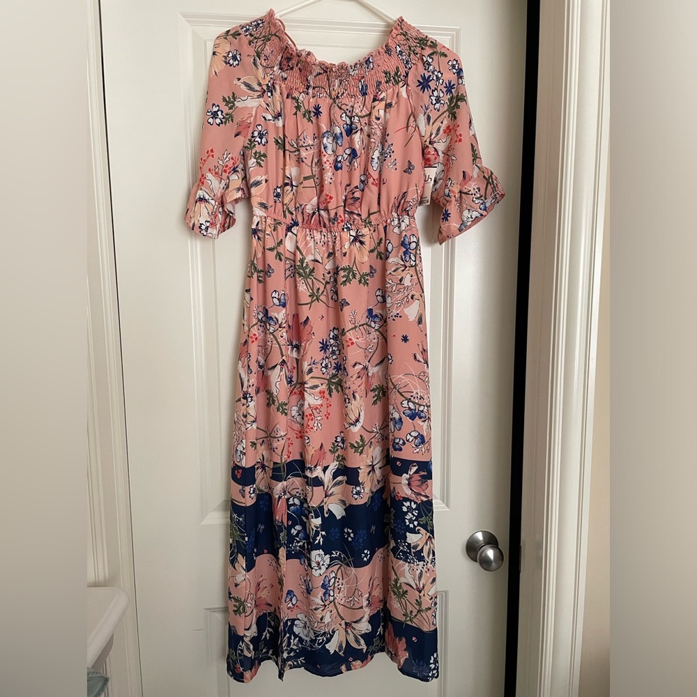 NWT Westport long maxi dress off the shoulder.
